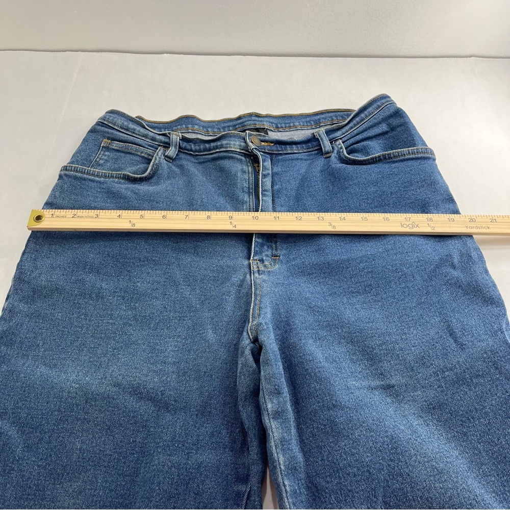 ✨ Vintage Bonjour Denim Capri Pants ✨ - Picture 11 of 13